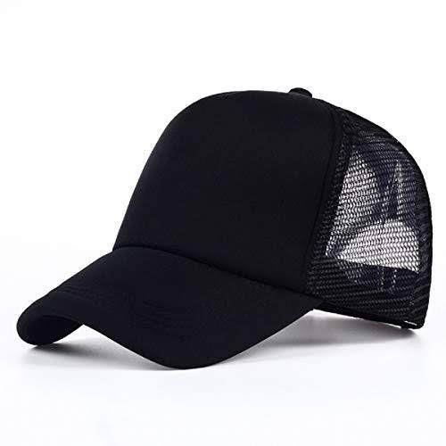 Black Half  Net Fashionable Styles Cap For Men