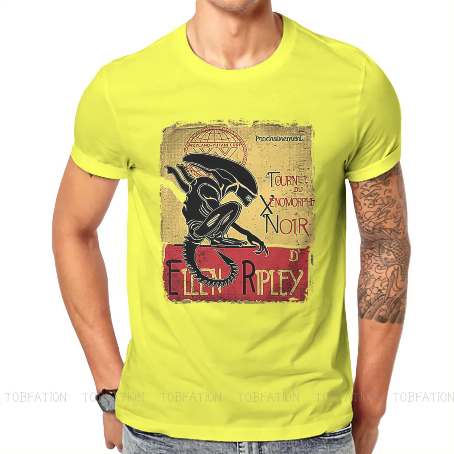 Tournee Du XenomorpNoir  Unique TShirt Alien Ellen Ripley Comfortable New Design Gift Idea  T Shirt Stuff Ofertas