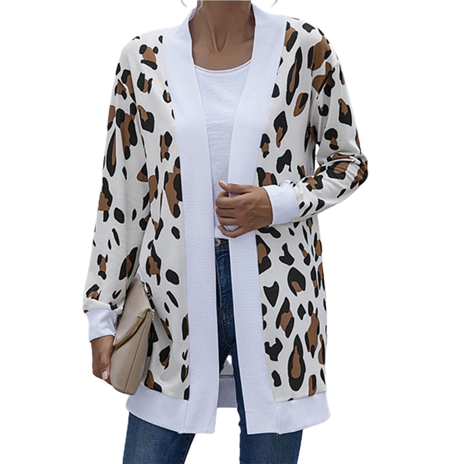 Casual Coat Breathable Christmas Themed Loose Cardigan