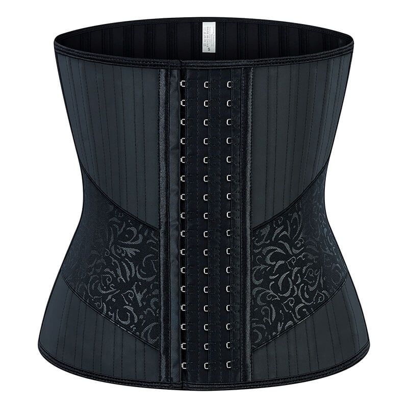 Women Latex Waist Trainer Matte 25 Steel Bone Binders Shapers Corset Modeling Strap Body Shaper Girdles Slimming Belt Cincher