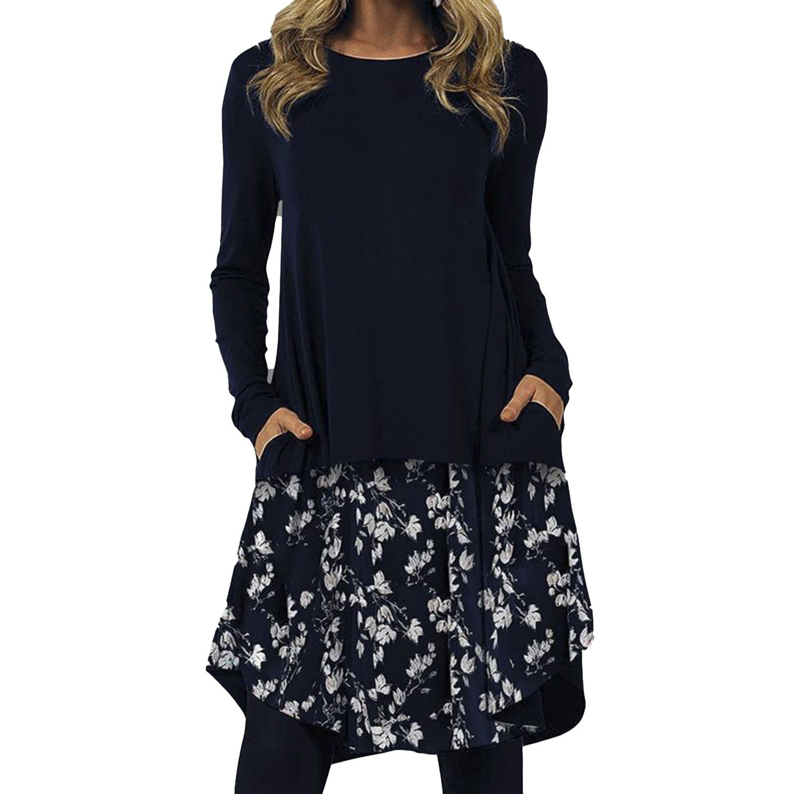 Women Dress Long Sleeve All Match Lady Dress