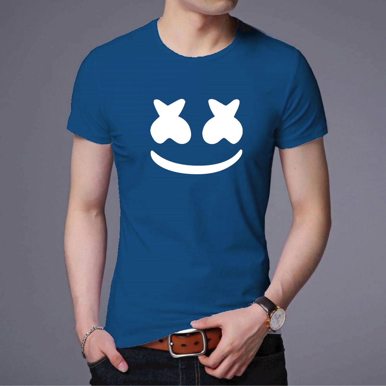 Cotton Half Sleeve T Shirt For Men