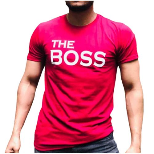 T-Shirt For Men Cotton Half Sleeve - Boss - T Shirt For Man - T Shirt For Man - T Shirt For Man