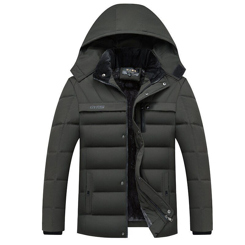 Parka Men Coats Winter Jacket Men Thicken Hooded Waterproof Outwear Warm Coat Fathers' Clothing Casual Men's Overcoat