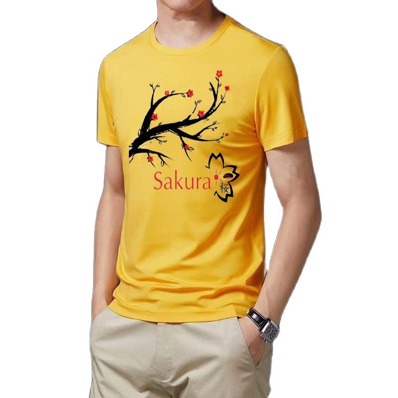 New Exclusive Sakura Floral Casual T-Shirt