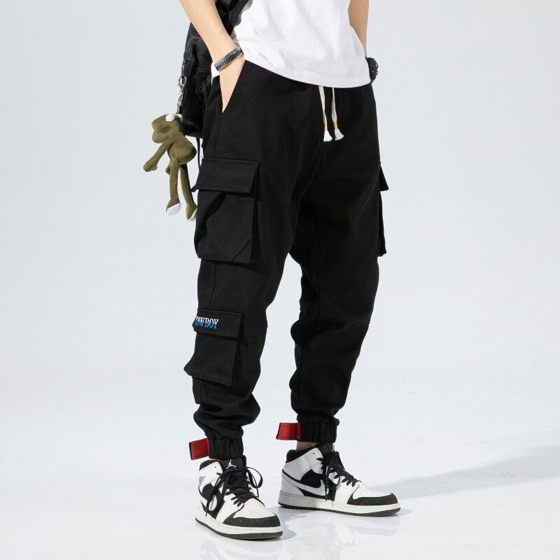 Spring Autumn New Men Srts Cargo Pants Men Harlan High Quality Large Size Loose Casual Pants Men Ankle-Length Pants M-8XL