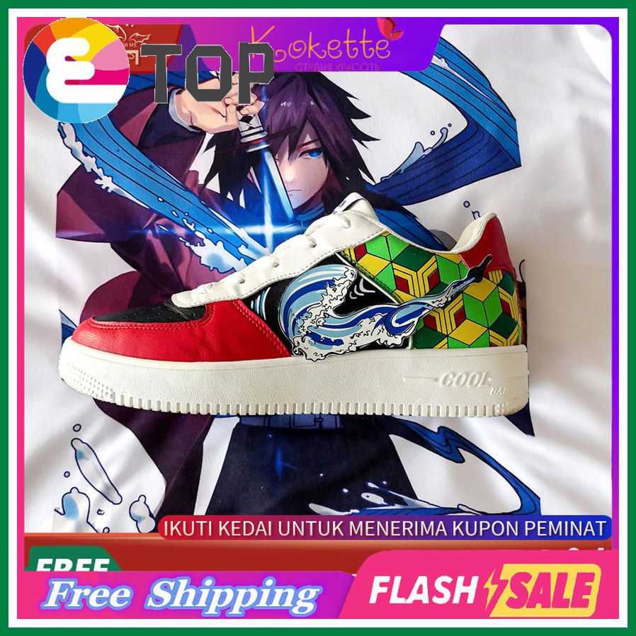 Sport Men Shoes r Force One Running Shoes Demon Slayer Anime Shoes Fashion Shoes High Cut Shoe Casual Shoes for Canvas Shoes High Quality Lace Up Men Shoes