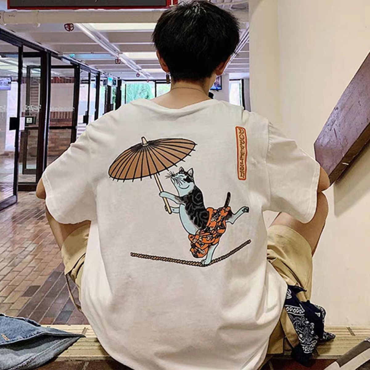 Anime T Shirt For Men Oversized tshirt Women Short Sleeve Round neck One Piece1 Naruto Goku Print Tees Shirt Loose T Shirts top