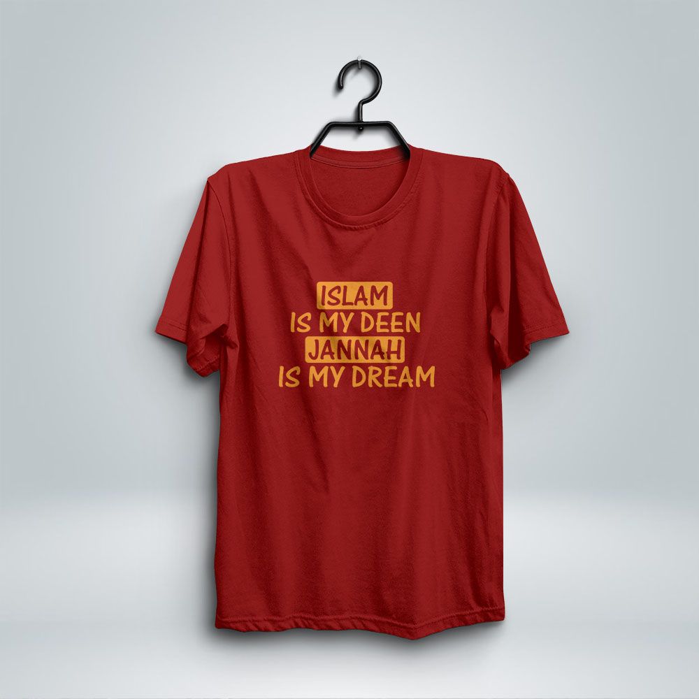 Islam Is My Deen T-Shirt For Man