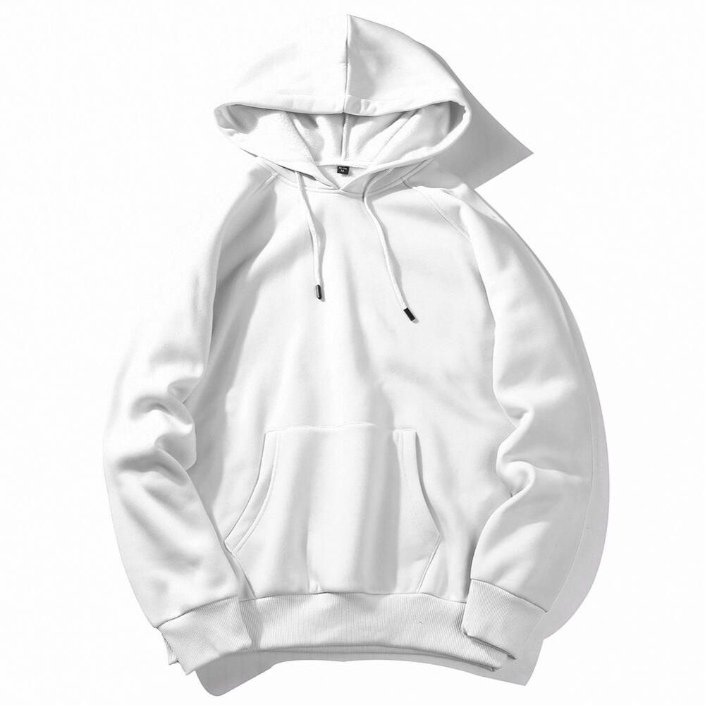 Warm Fleece Hoodies Men Sweatshirts Spring Autumn Solid We Color  Hop Streetwear Hoody Man's Clothing EU SZIE XXL