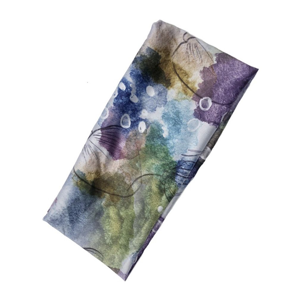 Fashion Women Butterfly Leaf Elastic Wide Hair Band Headband Workout Sweatband