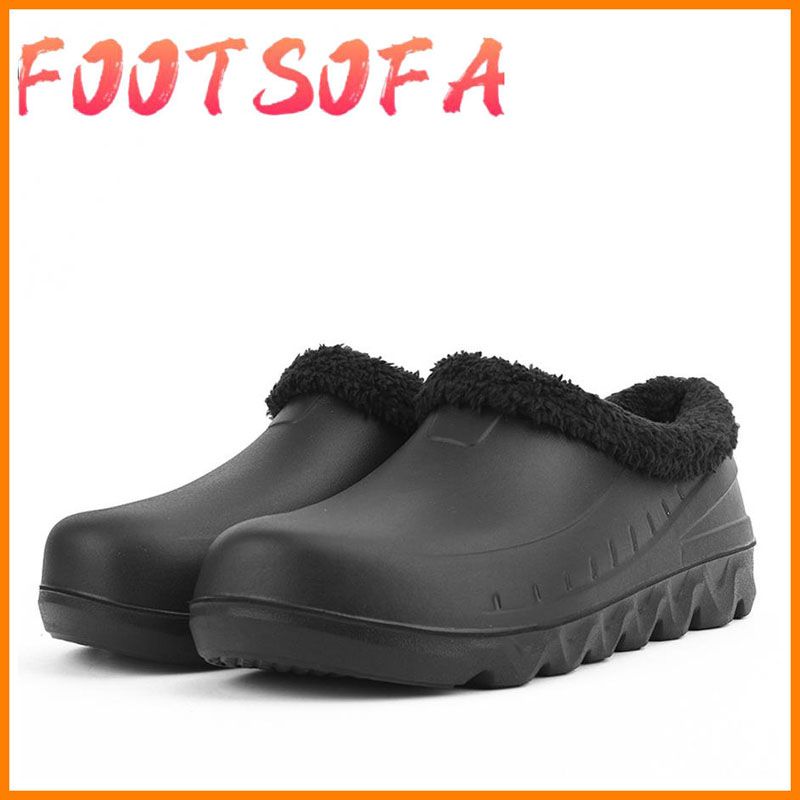 Autumn and Winter New Large Size Plus Velvet Chef Shoes Cotton Shoes Work Shoes men shoes sneakers ZBB