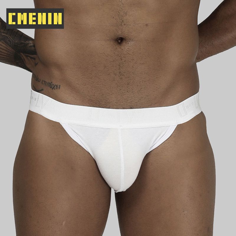 CMENIN Soft ORLVS 1Pcs Cotton Patchwork Soft Men Underwear thongss Men Jockstraps  Jockstrap Mens thongss G strings Man OR502