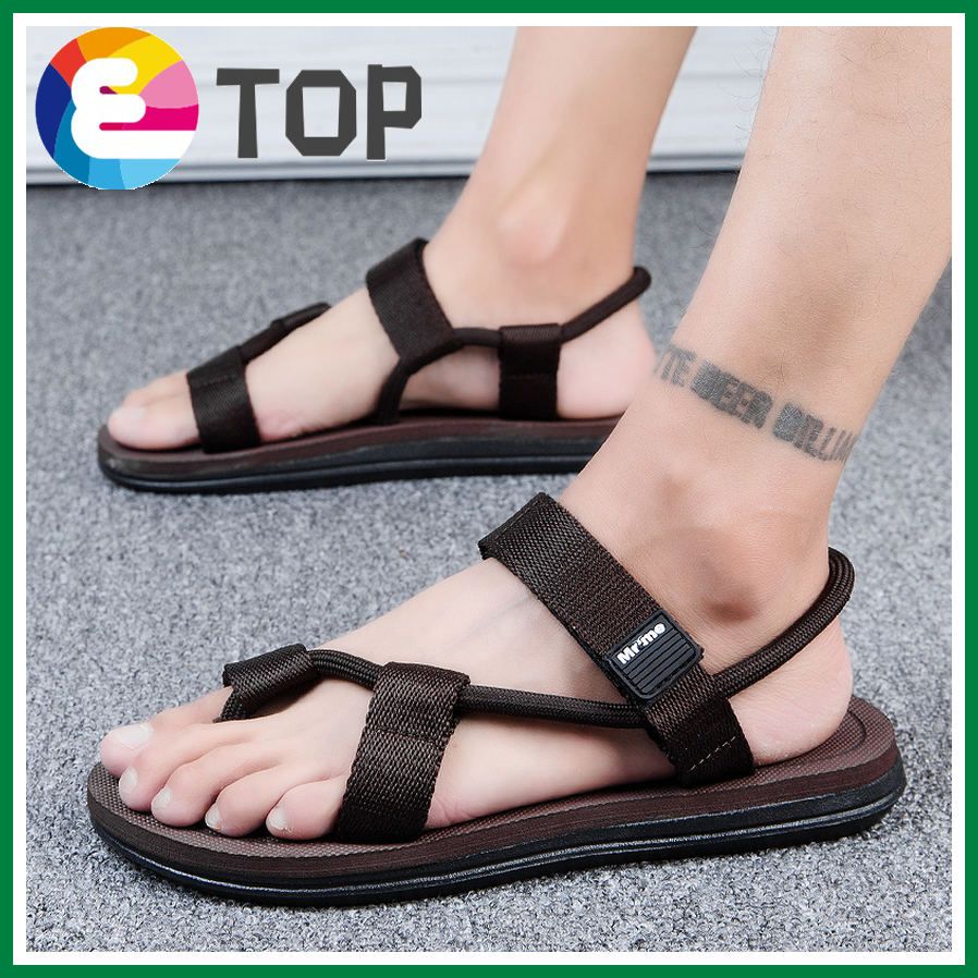 Uni Big Size 36-45 Summer Fashion Korea Ankle Strap Sandals for Women Casual Strappy Slippers Open Toe Slingbacks Shoes Flat Roman Beach Shoes Cheap Men's Flip Flops Clip Toe