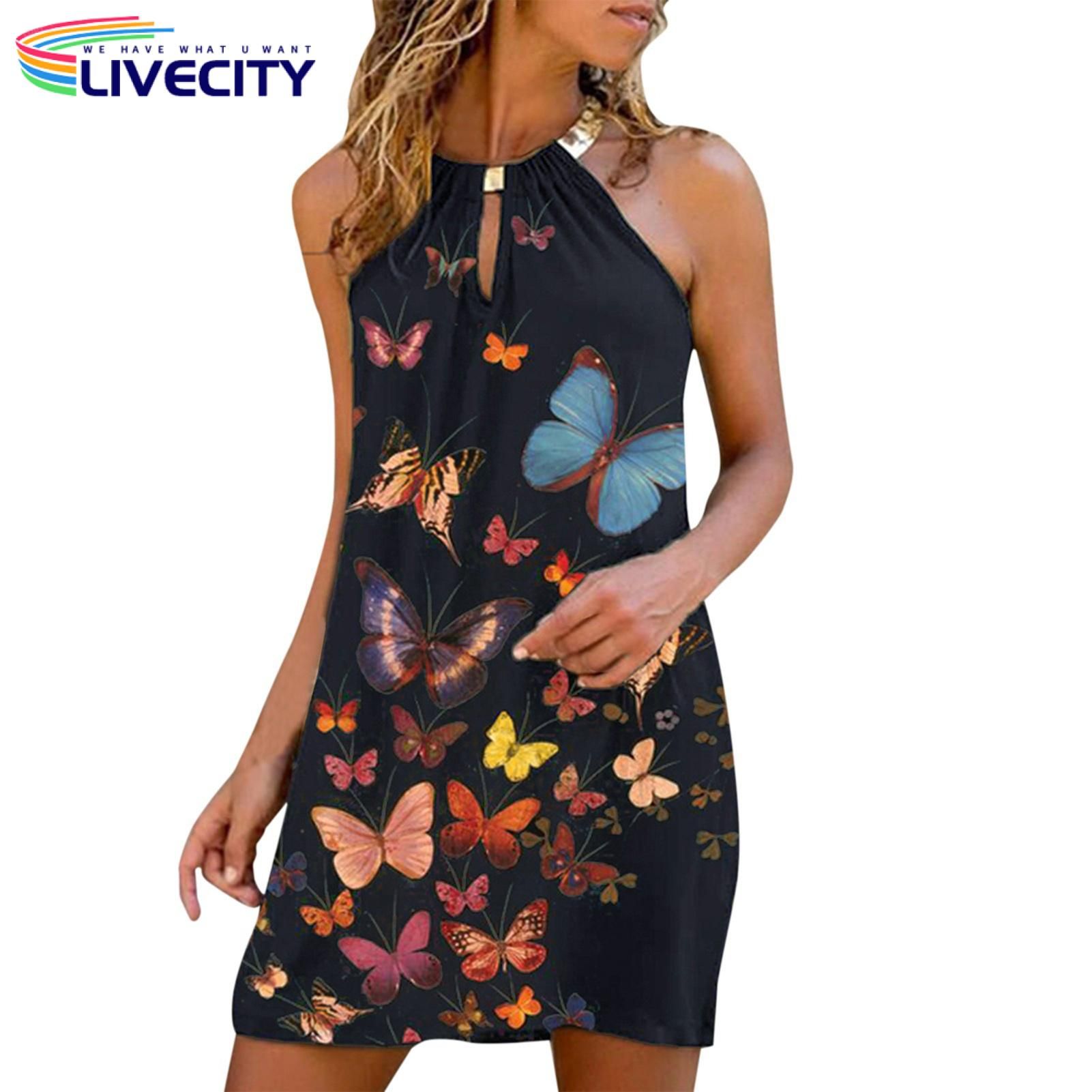 Women Dress Floral Hollow Out Bandageni Dress