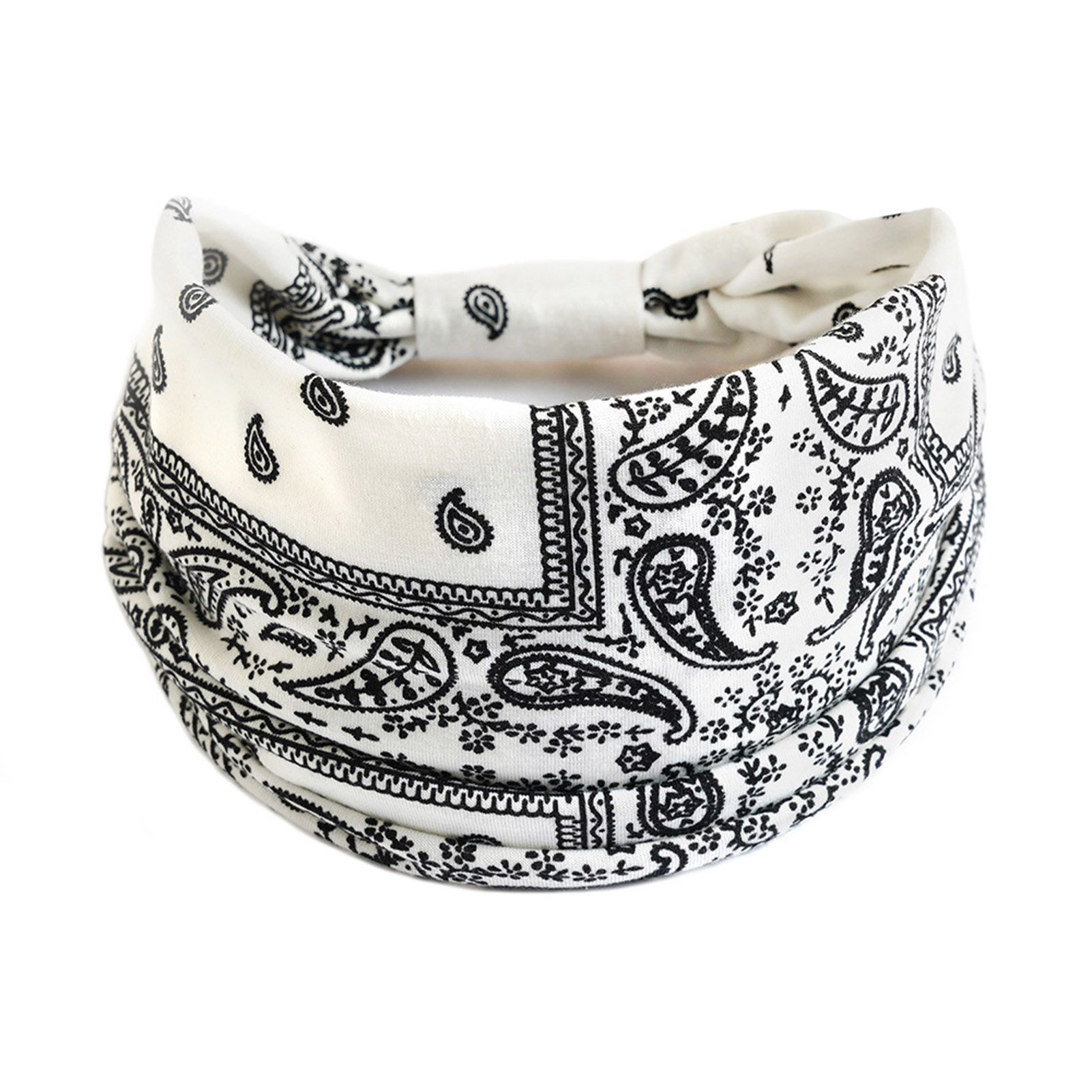Lady Headband Comforle Vintage Flower Pattern Hair Band