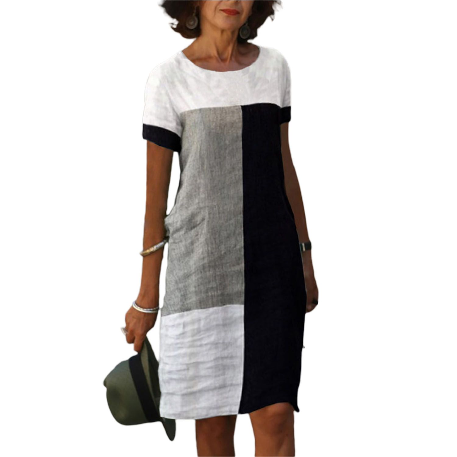 ni Dress Short Sleeve Tament Round Neckni Dress