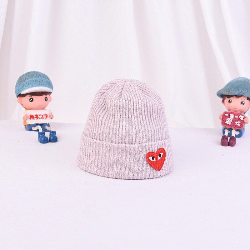 2020 winter 2-6 years kids warm hats cartoon label knit hat toucas bonnet hat boy girl crochet cap skullies got=rros