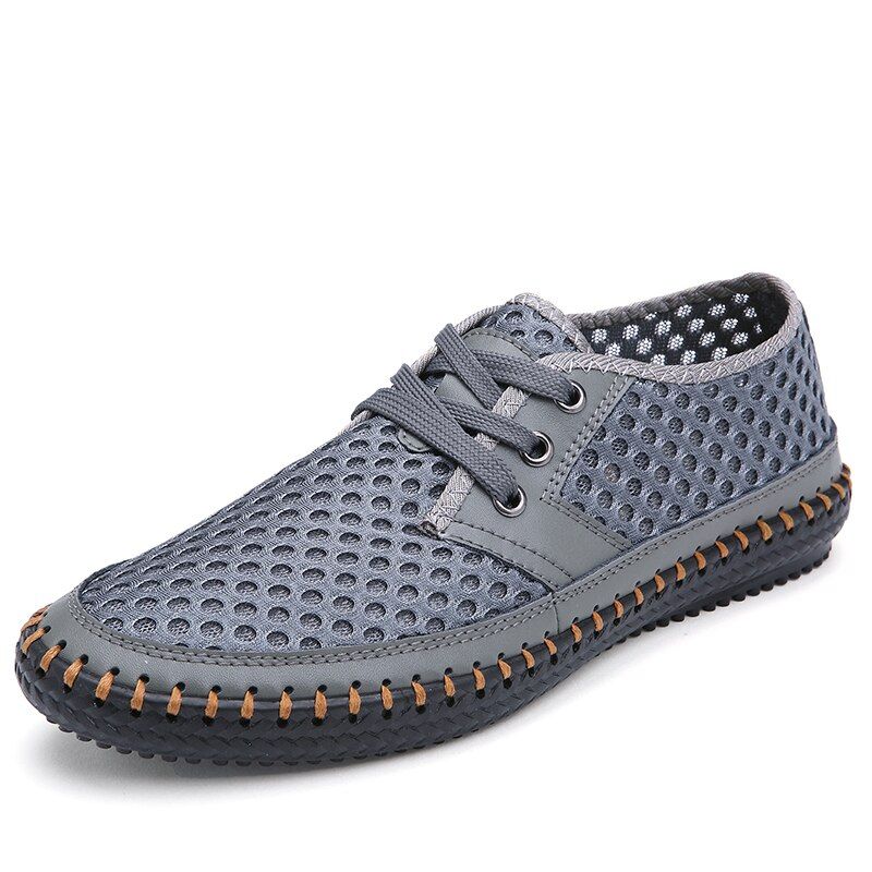 New Men's Casual Shoes Breathable Slip On Mesh Shoes Men Classic Tenis Masculino Ztos Hombre Stos Sneakers Water Loafers