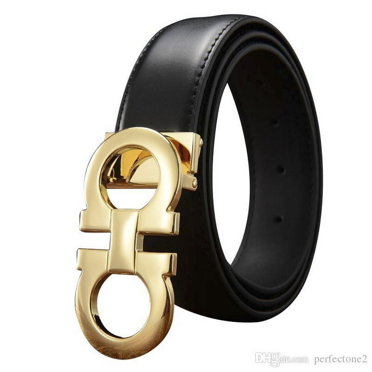 Ferragamo Exclusive Black Belt for Men