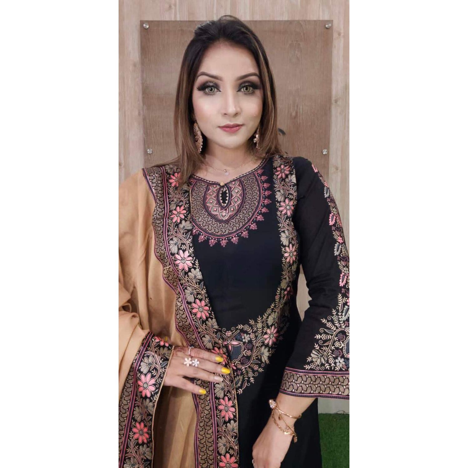 New Afsan Printed Unstitched Cotton Three Piece For Women Ladies Collection Shalwar Kameez [ 3 Piece ]