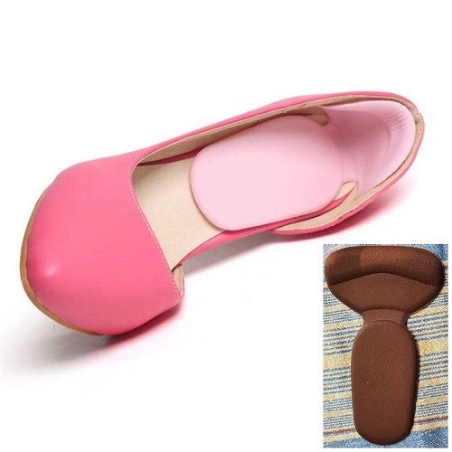 T-Shape 1 Pair Insole Pad Inserts Heel Post Back Breathable Anti-slip for High Heel Shoe High Heel Shoes Insoles Memory Foam