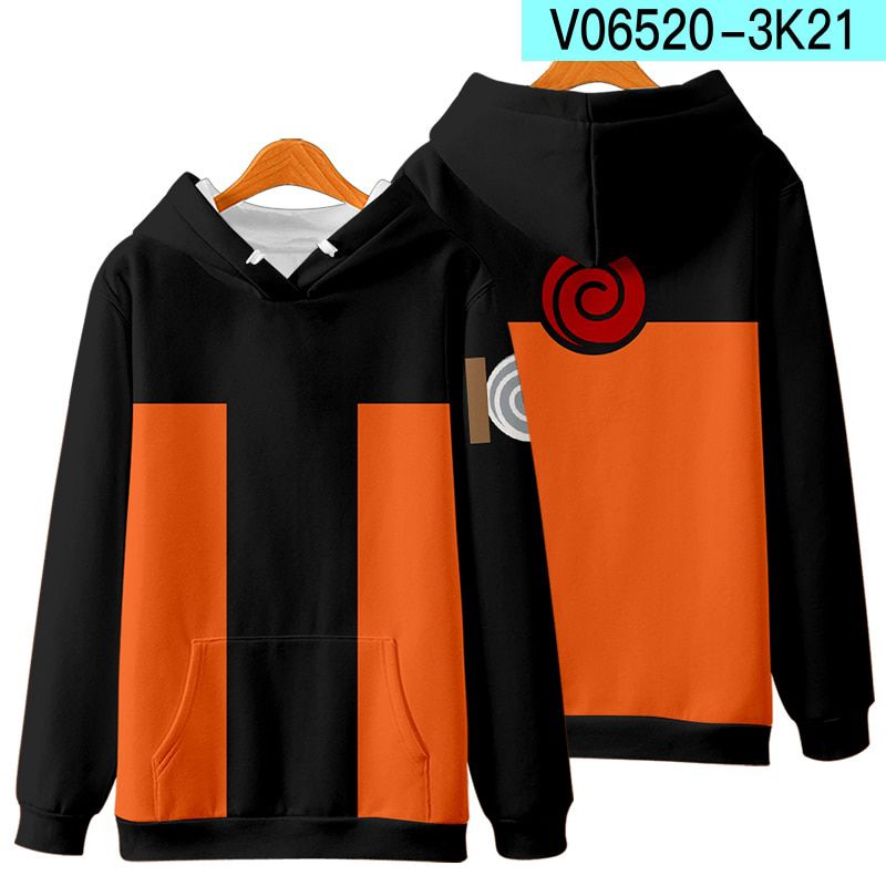 Akatsuki Clothes Kpop Sweatshirts Akatsuki Hoodie Harajuku Tops Men/Women Hoody Kakashi Sasuke 3D Pullovers Children Pullovers