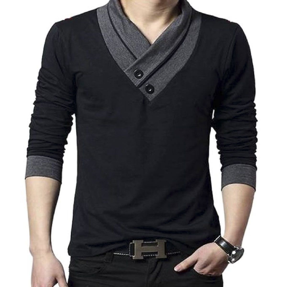 Stylish Premium Cotton Full Sleeve T-shirt for Men