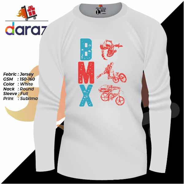 BMX Jersey tshirt full sleeve tshirt for men - T Shirt For Man - T Shirt For Man