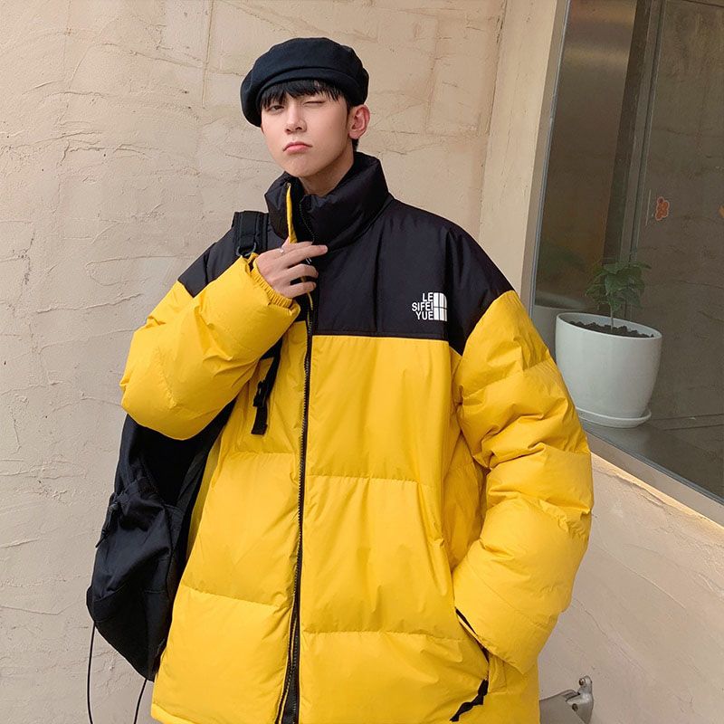Winter Men Casual Warm Thick Jacket Patchwork Parkas Coat Men Autumn Outwear Windproof Parkas Jacket Men