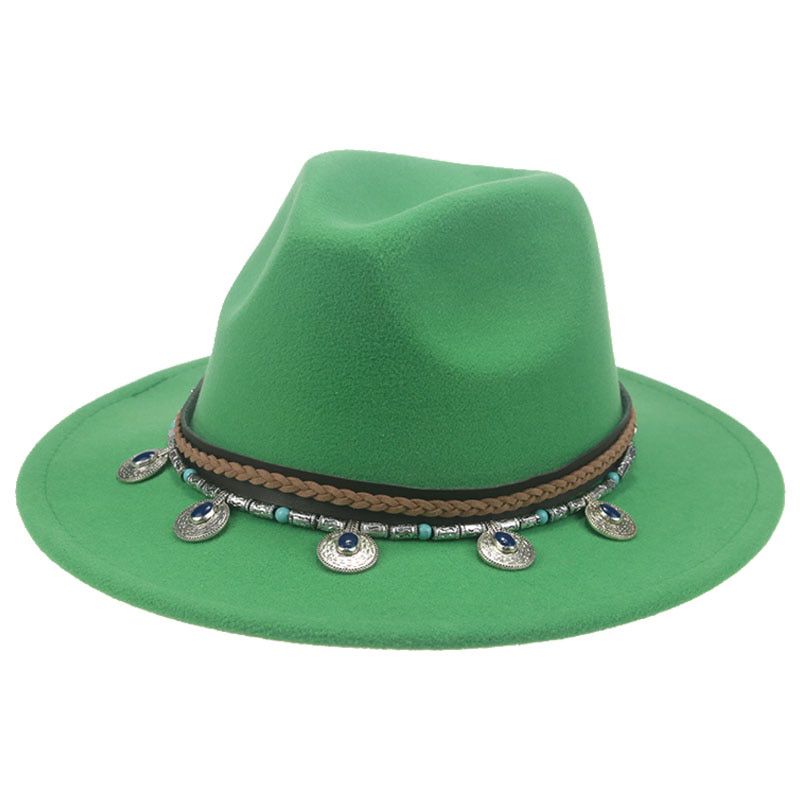 fedora hats western cowboy fascinator hats for women winter autumn Vintage Hats black green wedding formal panama derby men hat