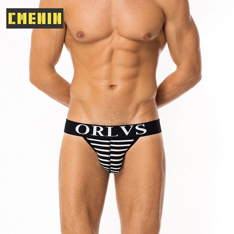 CMENIN Soft ORLVS (1 Pieces) Dot Mesh  Men Underwear thongss Mens Jockstrap  thongss And G strings CMENIN Soft Quick Dry Print Innerwear OR126