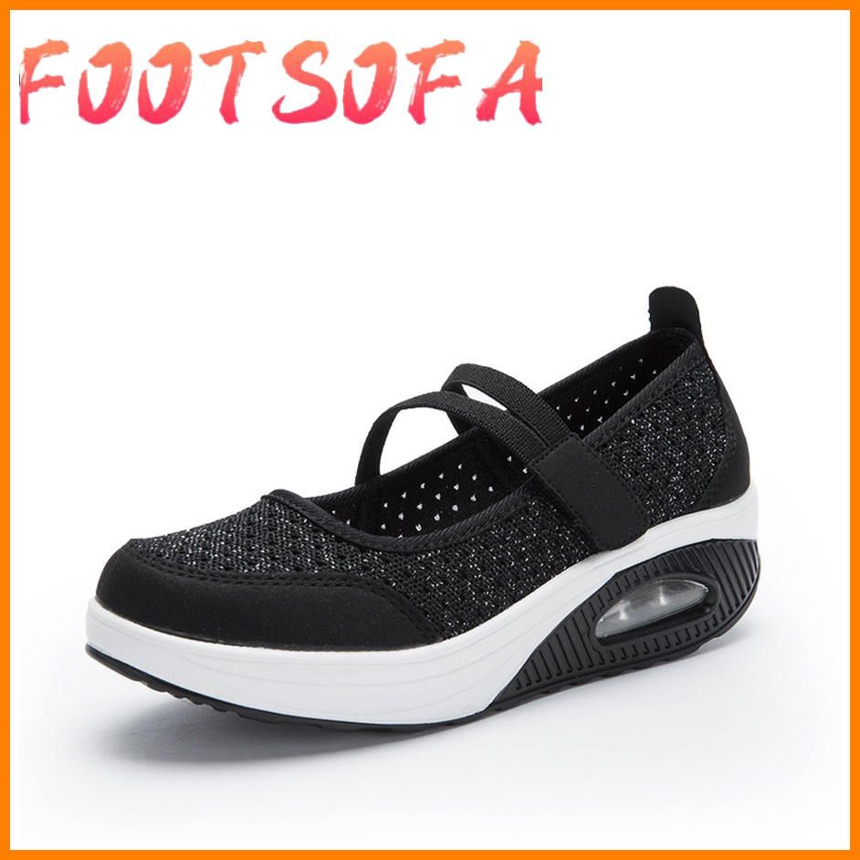 Summer Women Flat Platform Shoes Woman Mesh Casual Shoes Moccasin Zapatos Mujer Ladies Boat Shoes