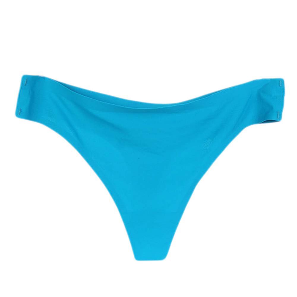 Women Invisible Seamless Solid Color Low Waist Panties Underwear G-Strings