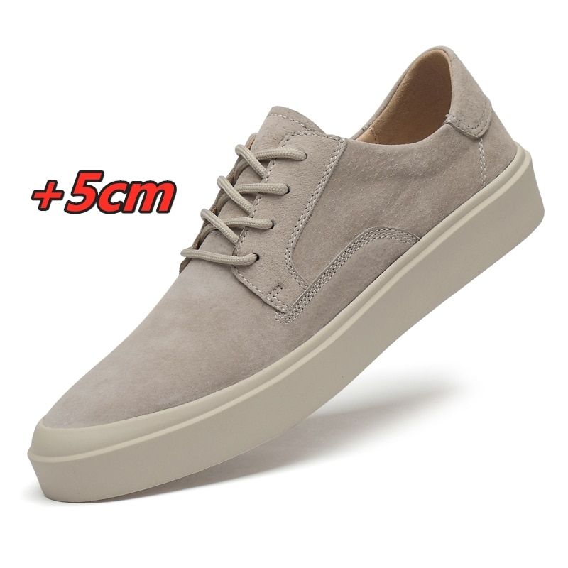 YEINSHAARS Elevator Shoes Men Sneakers Height Increase Shoes Height Shoes Thick Insole 5CM Tall Shoes Tall Men Shoes