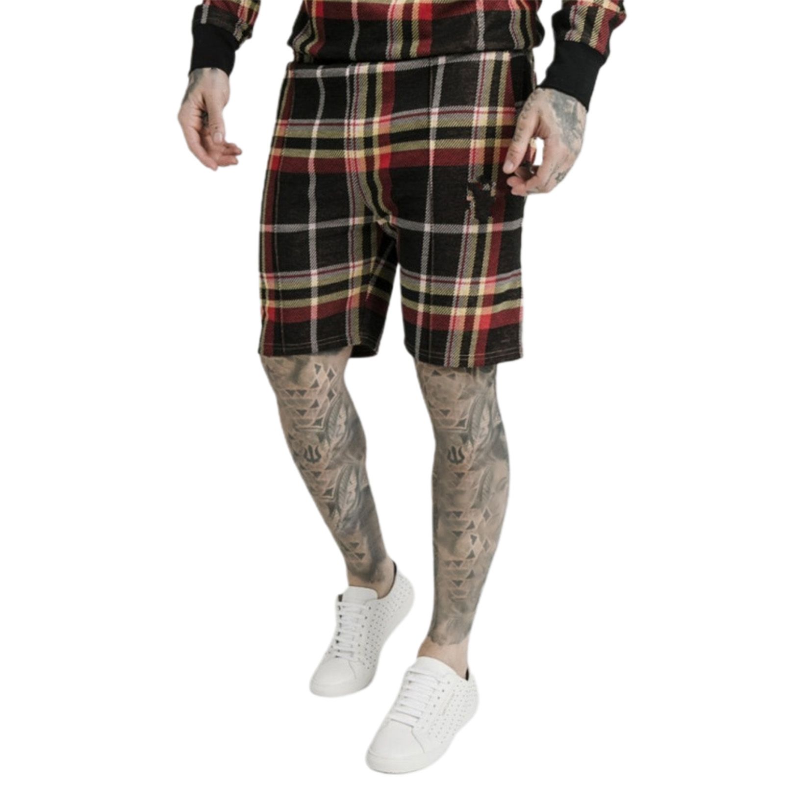 Workout Shorts Good Shape Colorful Soft Plaid Men Loose Short Pants for Boy