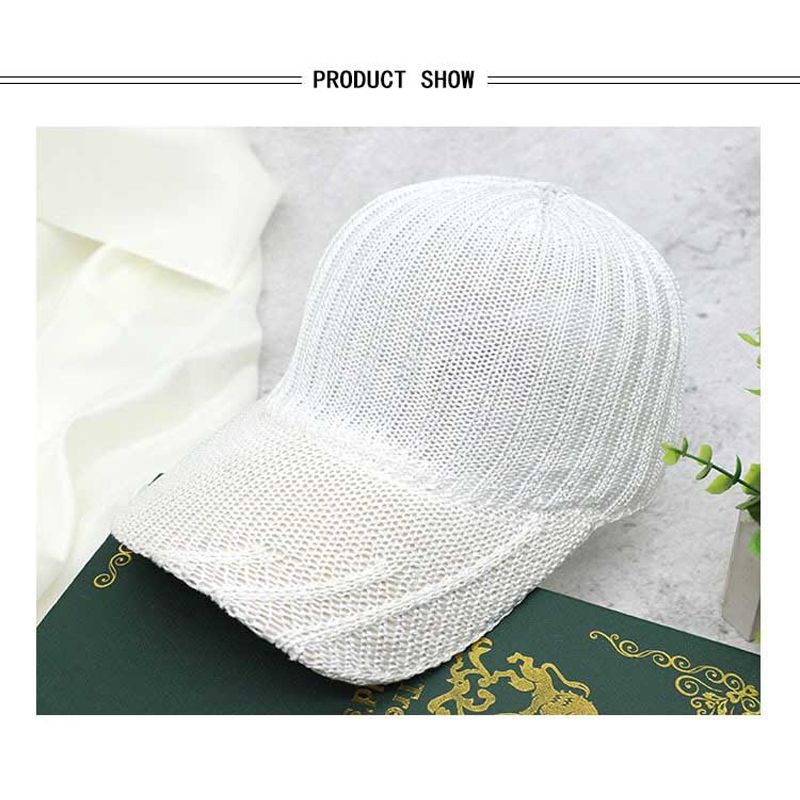 Fibonacci Brand Quality Summer Breathable Mesh Caps for Women knitting Outdoor Travel Snapback