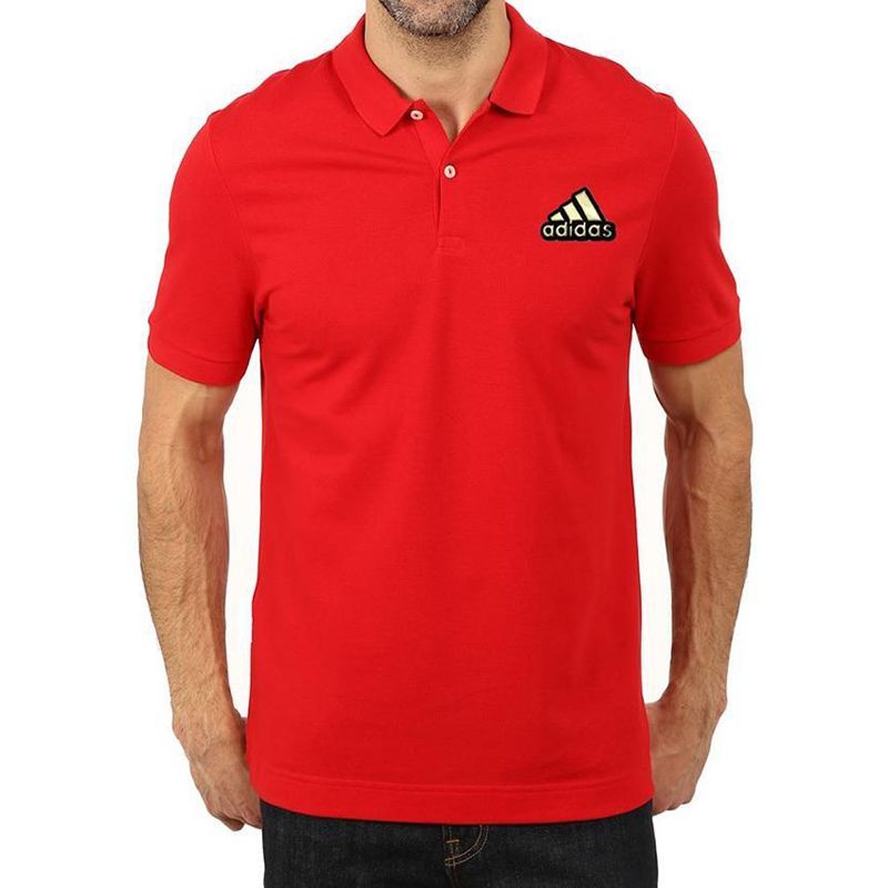 Red Cotton Polo For Men