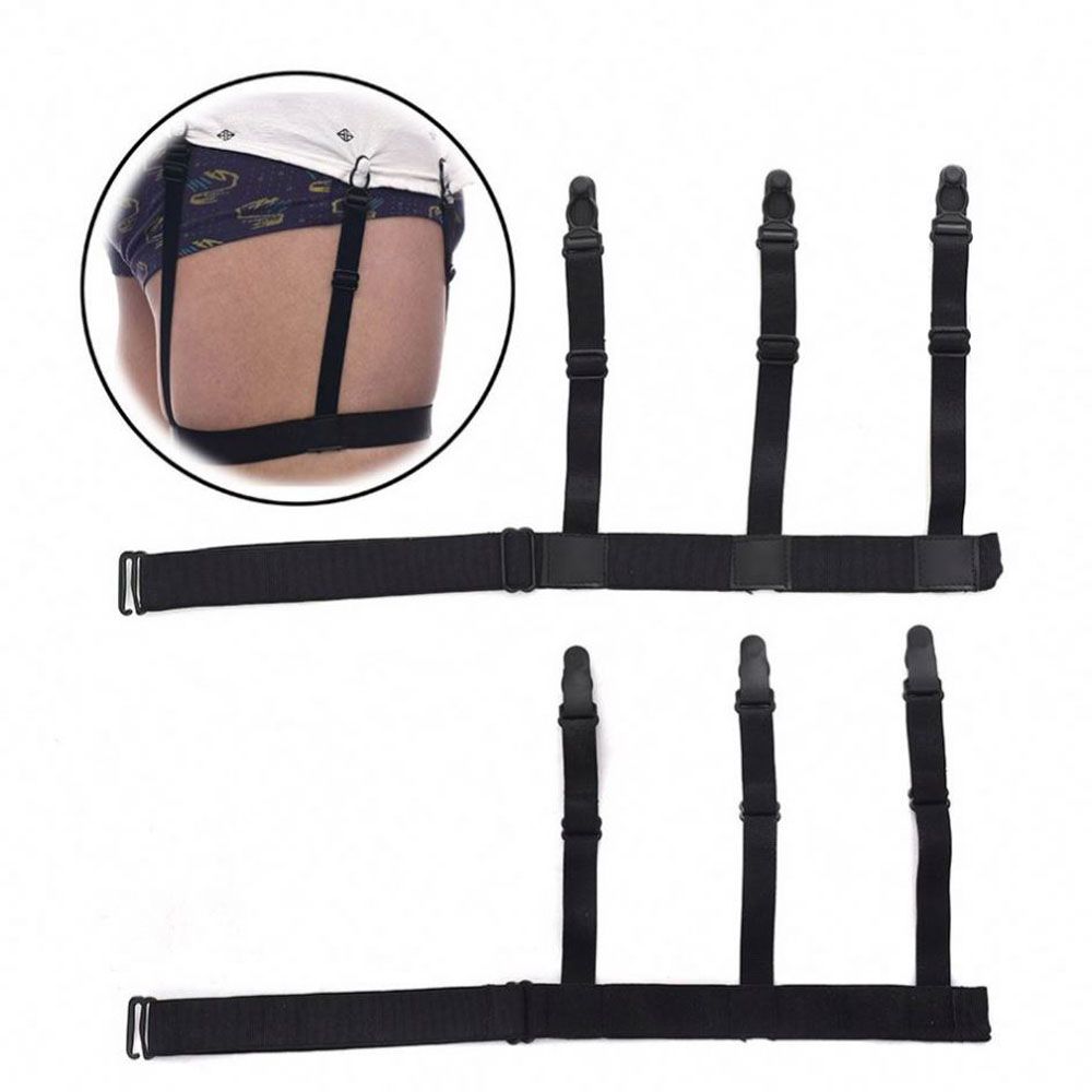 Men'S Shirt Stay Suspenders Garter Women Men Leg Elastic Harness Braces For Business Shirts Adjustable Sock Garter Holder Belt