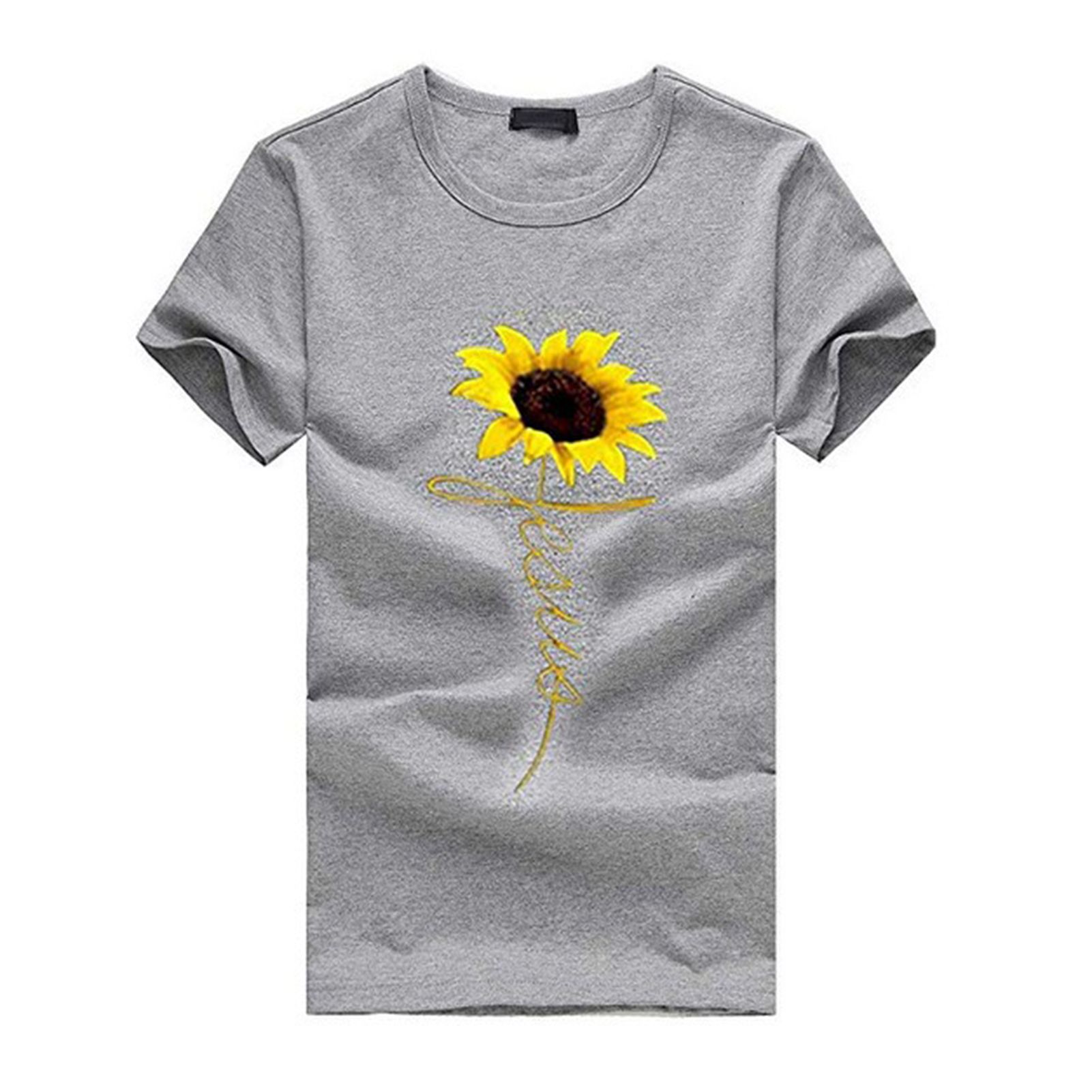 Women Shirt Flower Print Leisure Summer Shirt