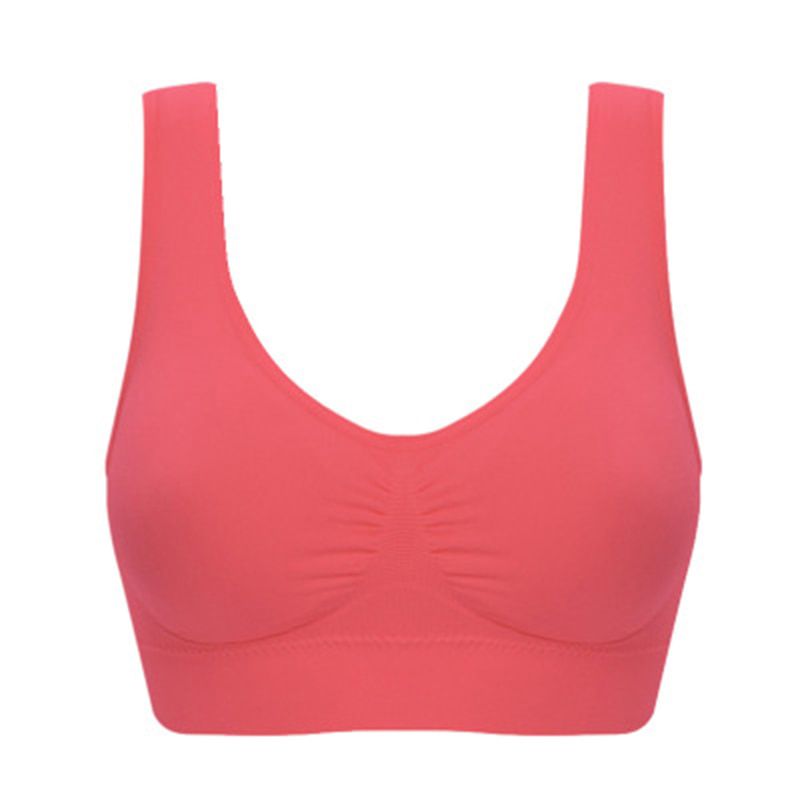 Seamless  Active Bras for Women with Padded Top Bra  Fitness Comfort   Shockproof Running Underwear 4XL