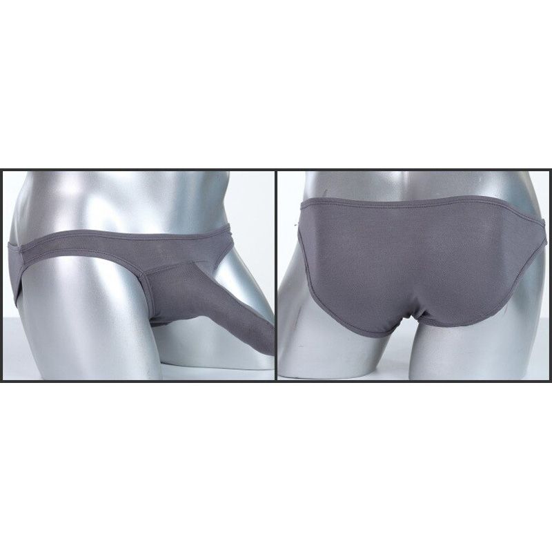 Men Briefs Men's Sexy Elephant Nose Big Pouch Briefs Underpants Mens Briefs Shorts Cueca Male Panties E-03