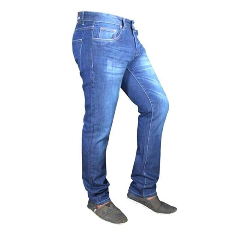 Sky Blue Denim Slim Fit Jeans Pants for Men