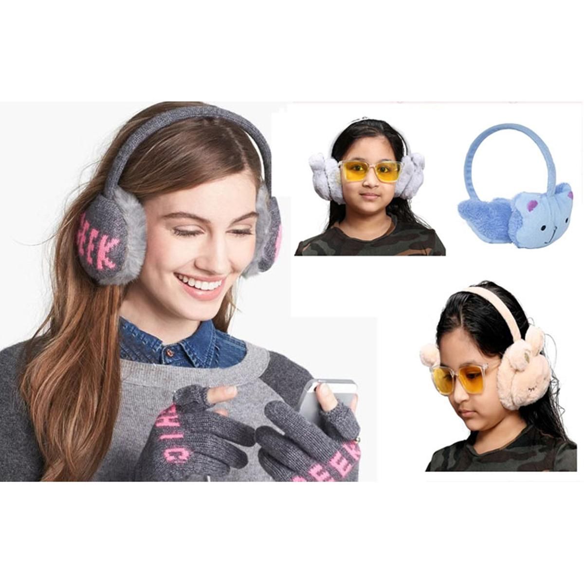 Winter Avenger Children's Rabbit Fur Earmuff