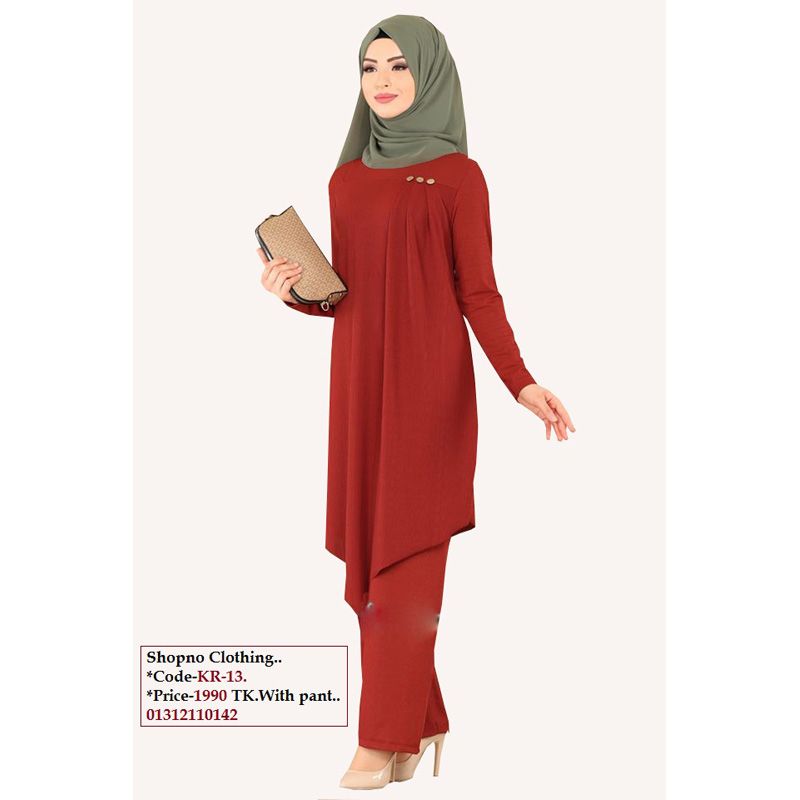 Red Stylish Kurti For Women