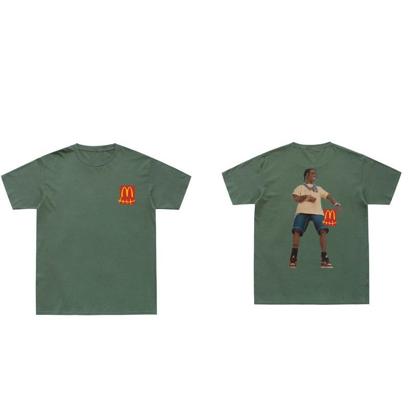 Cactus Jack Summer T-Shirt Men Women Travis Scott X M Crew T Shirt 100% Cotton Hop Streetwear O-Neck Funny Print Tees Tops