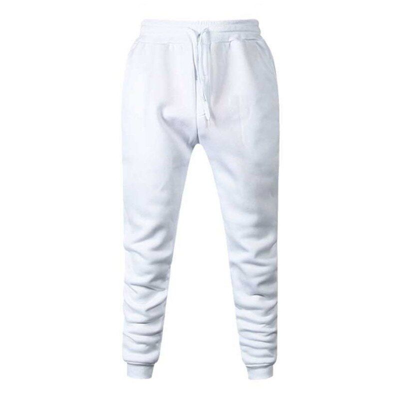 a autumn and winter collection Jogger Pants Men 100%cotton Drawstring Comfortable Elastic Waist Sweatpants AZZ01070