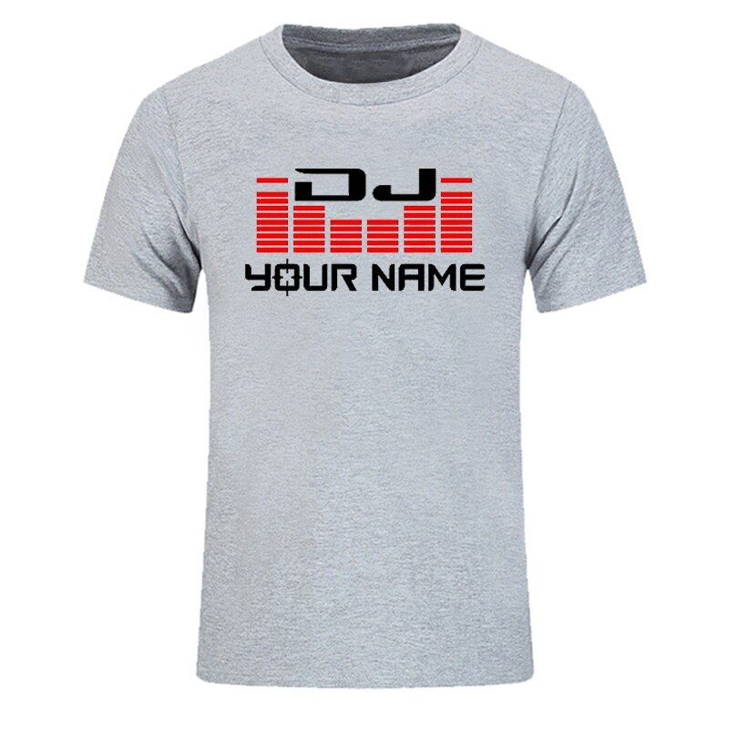 Custom Personalized Surname Diy T-shirt Men Women DJ Your Name T Shirts  Hop Tshirt Cotton Summer For Man Top Tees EU Size