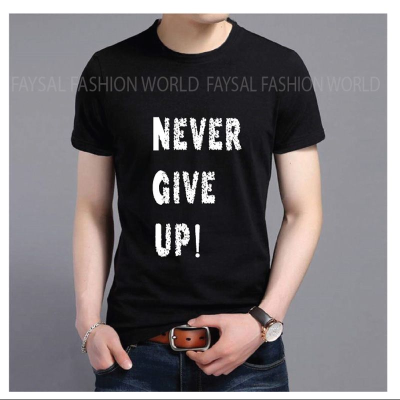 Daraz e new dizain t shirt Taiwan Cvc High Quality half Sleeve t-shirt for men