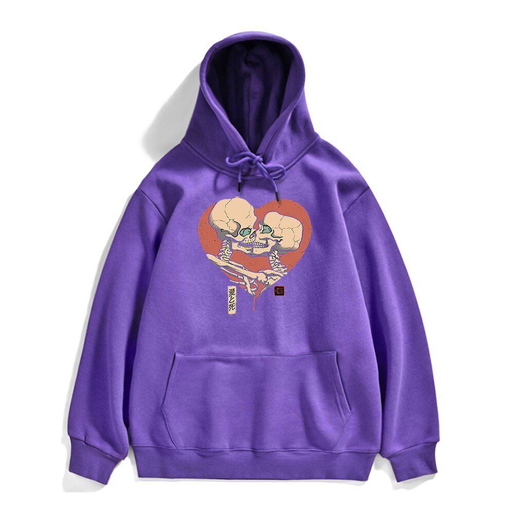 Hoody Love Hug Heart Pattern Till Death Do Us Part Male Pullover Long Sleeve Street Men Sweatshirt Casual Famous Brand Hoodies